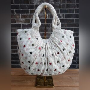 ZARA **NWOT** Cream Polka Dot